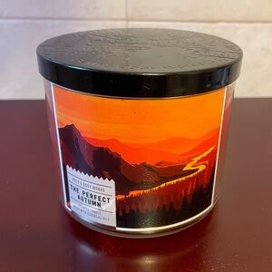 NEW BATH & BODY WORKS PERFECT AUTUMN 3-WICK CANDLE 14.5OZ Cranberry Pumpkin Fall